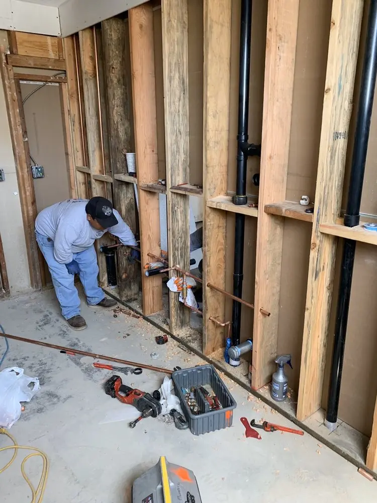 Commercial rough-in plumbing for Gas Line Repair in Summit Ridge at West Meadows